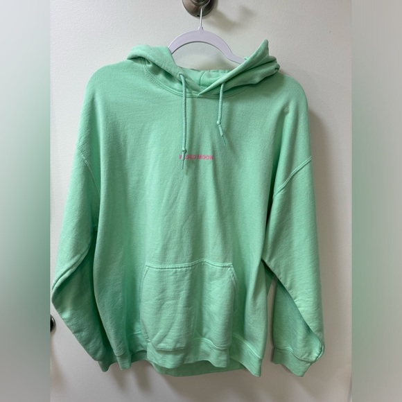 Faded Moon Mint Green Sweatshirt - Picture 2 of 4